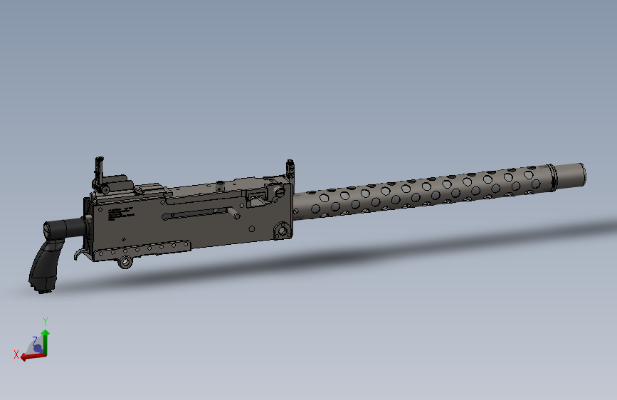0039-勃朗宁+M1919A4=仅限虚拟游戏设计,不可制作实物,否则后果自负