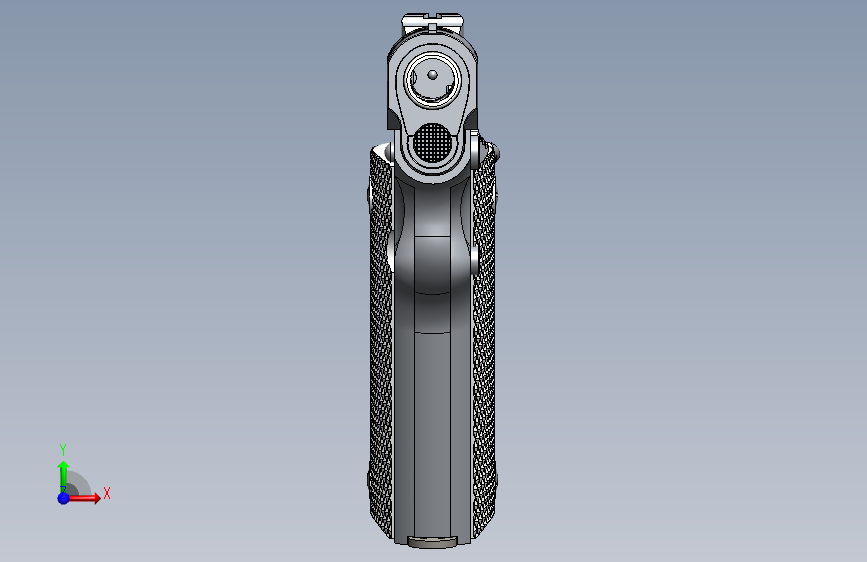 0066-Colt+.45+Automatic+1911A1+Redux+第二版=仅限虚拟游戏设计,不可制作实物,否则后果自负 正面视图