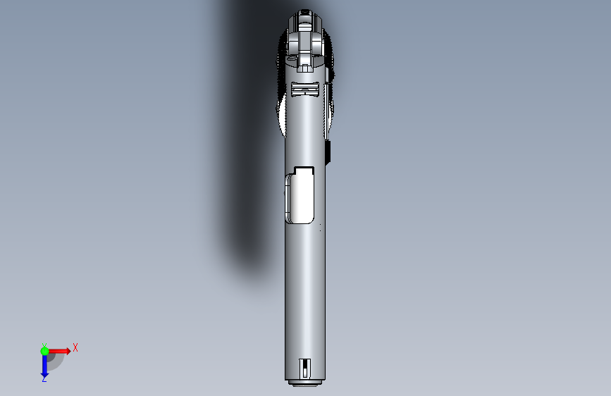 0066-Colt+.45+Automatic+1911A1+Redux+第二版=仅限虚拟游戏设计,不可制作实物,否则后果自负 俯视图