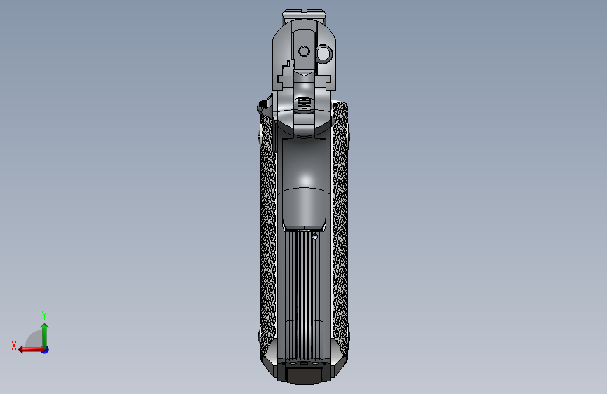 0066-Colt+.45+Automatic+1911A1+Redux+第二版=仅限虚拟游戏设计,不可制作实物,否则后果自负 背面视图