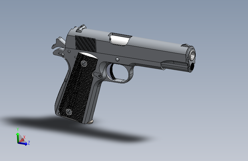 0066-Colt+.45+Automatic+1911A1+Redux+第二版=仅限虚拟游戏设计,不可制作实物,否则后果自负 主视图