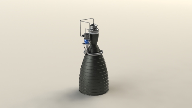 G054902-液体推进剂火箭发动机 _ SOLIDWORKS=发动机引擎