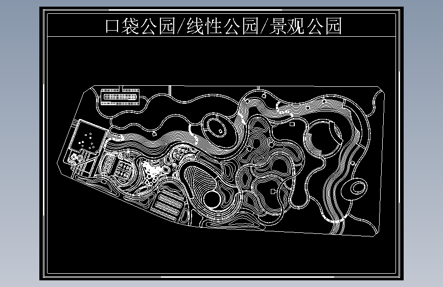 公园景观CAD施工图(6)