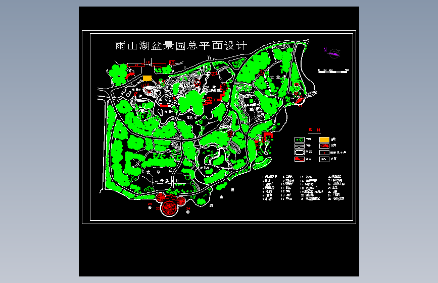 公园景观CAD施工图(19)