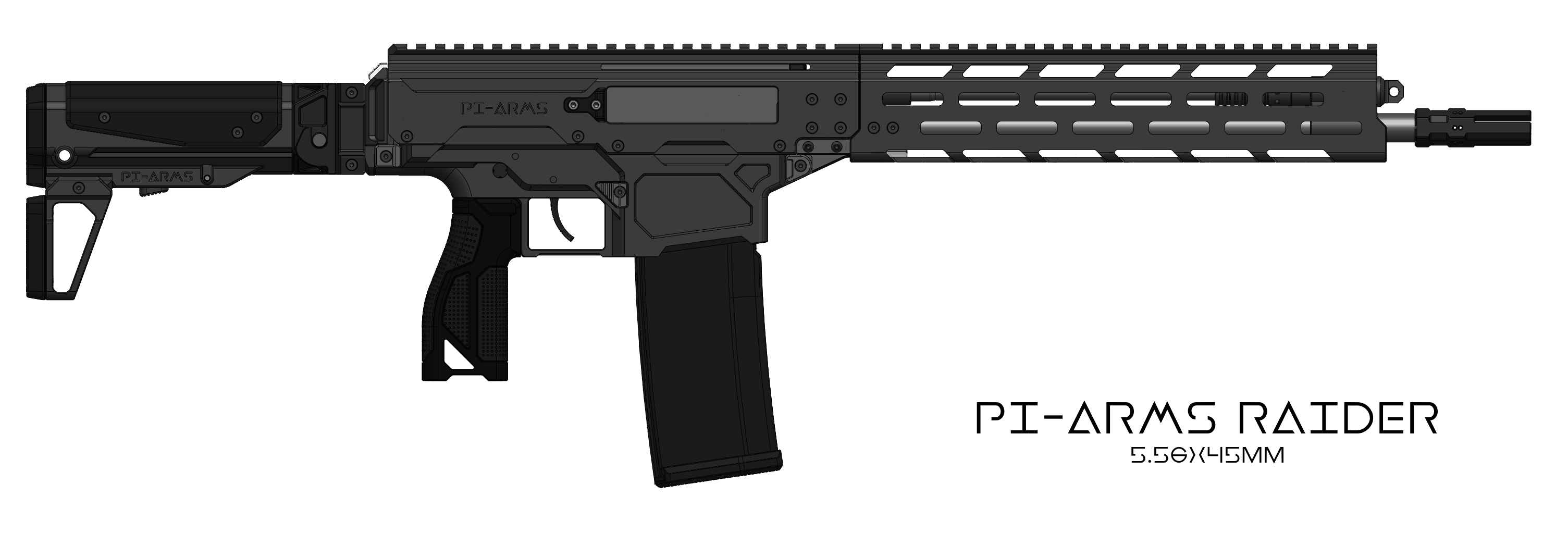 0024-PI-武器袭击者+arms-raider=仅限虚拟游戏设计,不可制作实物,否则后果自负