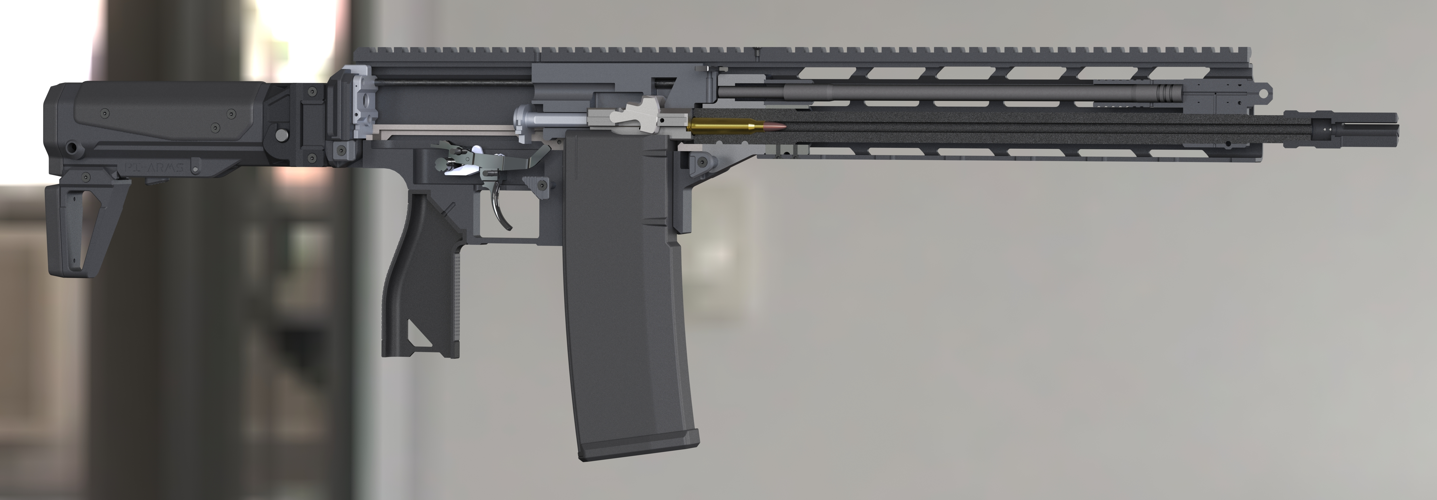 0024-PI-武器袭击者+arms-raider=仅限虚拟游戏设计,不可制作实物,否则后果自负