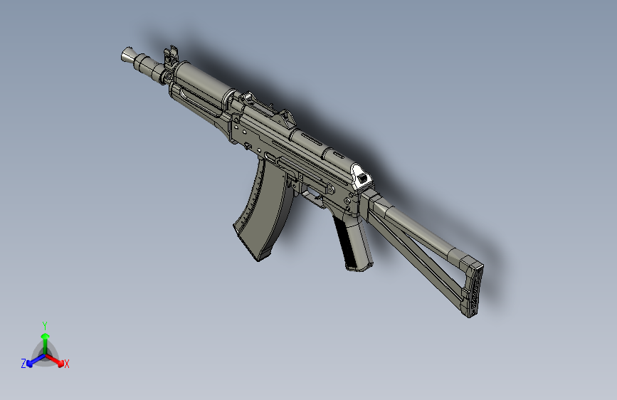 0077-AKS-74UN=仅限虚拟游戏设计，不可制作实物，否则后果自负