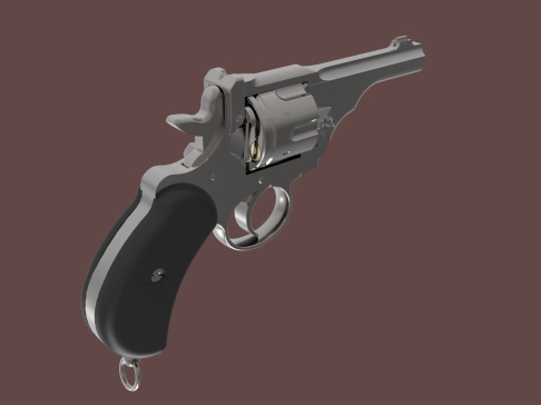 0059-WEBLEY+&+SCOTT+左轮手枪=仅限虚拟游戏设计，不可制作实物，否则后果自负
