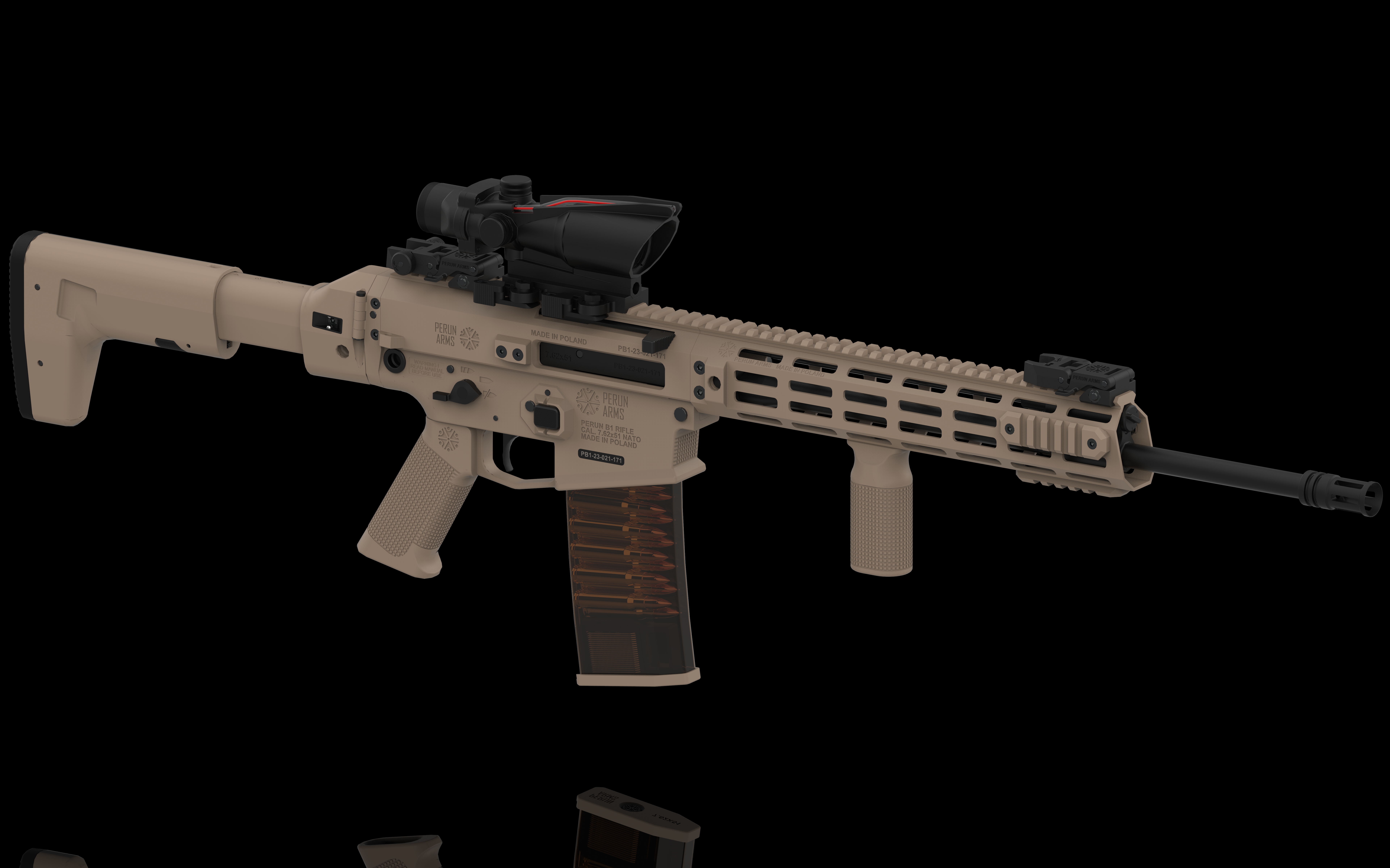 0114-2022+Perun+B+步枪=仅限虚拟游戏设计,不可制作实物,否则后果自负