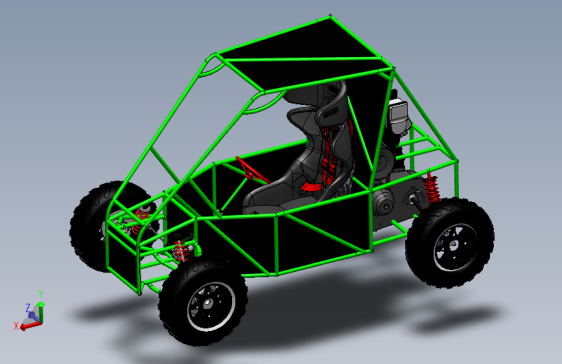 G055266-ATV（BAJA SAE 印度）=车架底盘悬架悬挂