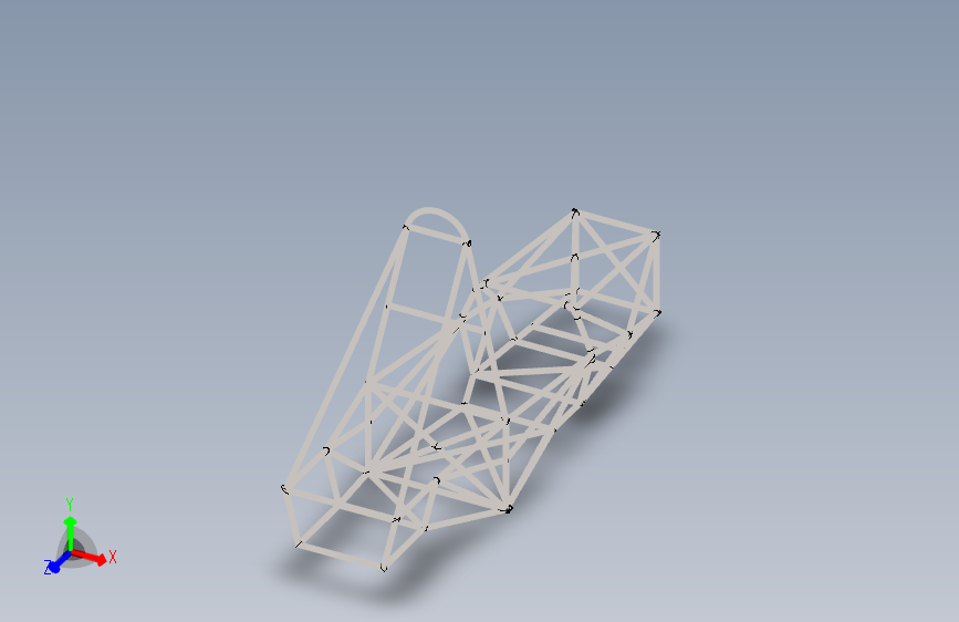 G055374-fsae Supra 底盘=车架底盘悬架悬挂