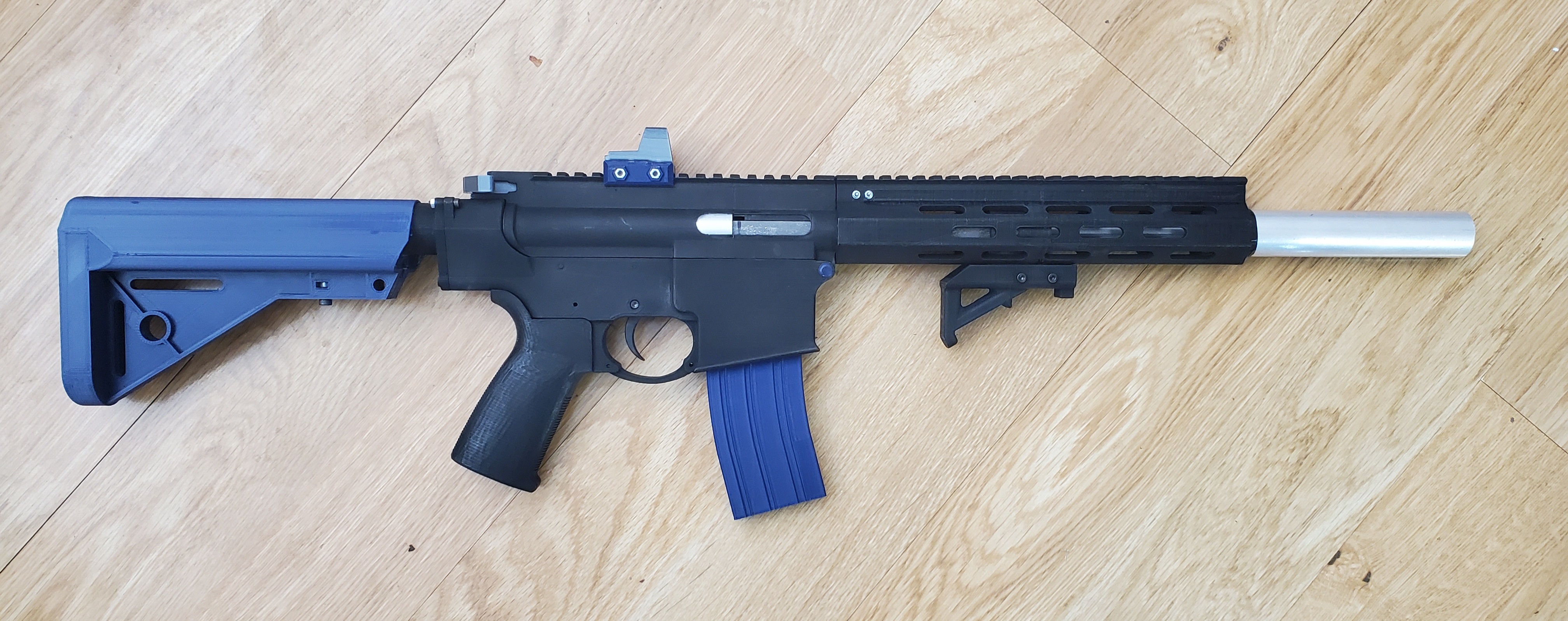 0296-AR-15型弹簧式气枪=仅限虚拟游戏设计,不可制作实物,否则后果自负