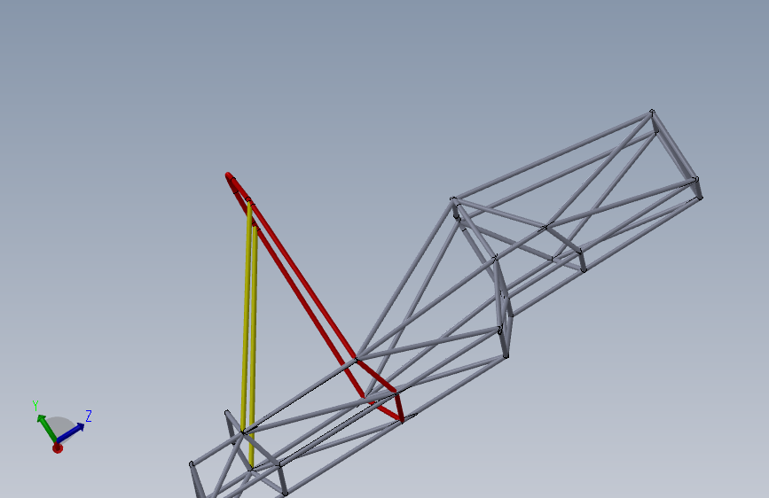 G055379-FSAE 赛车底盘 (1)=车架底盘悬架悬挂