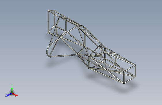 G055385-FSAE 赛车底盘 2018=车架底盘悬架悬挂