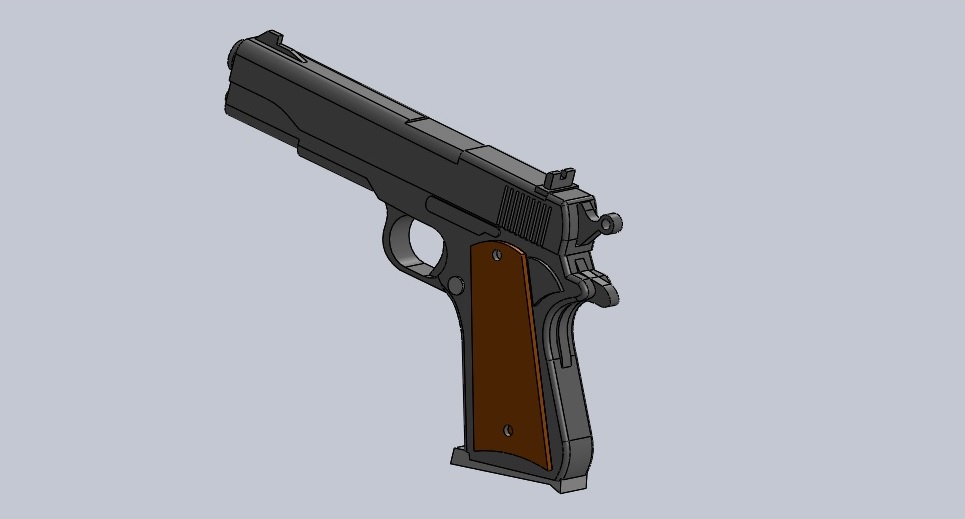 0319-柯尔特 1911 手枪=仅限虚拟游戏设计,不可制作实物,否则后果自负