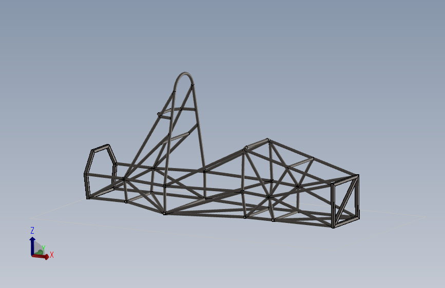 G055387-FSAE 赛车底盘机械声学 2017=车架底盘悬架悬挂