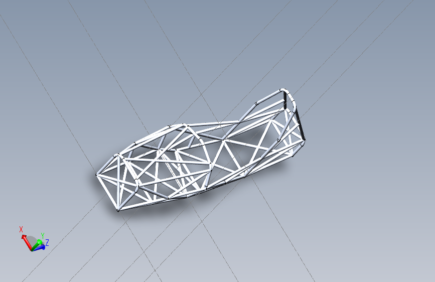G055388-FSAE 赛车底盘模型=车架底盘悬架悬挂