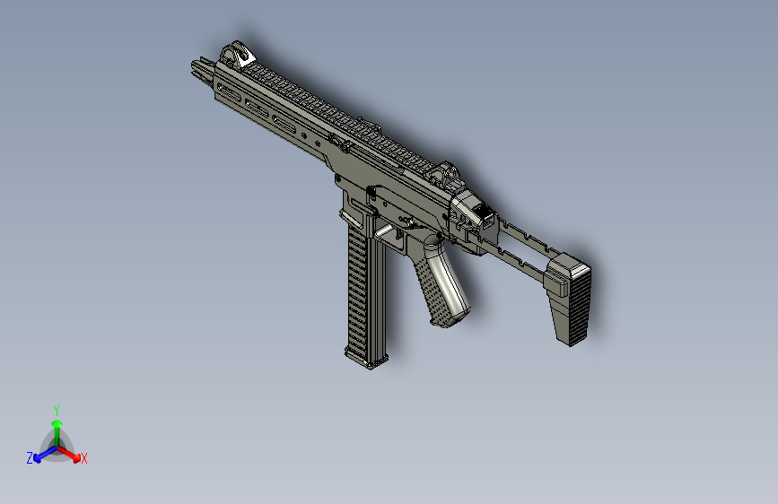 0416-ARCAR SMG STANDARD V2=仅限虚拟游戏设计,不可制作实物,否则后果自负