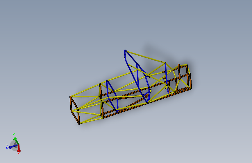 G055398-FSAE底盘用于DR-01=车架底盘悬架悬挂