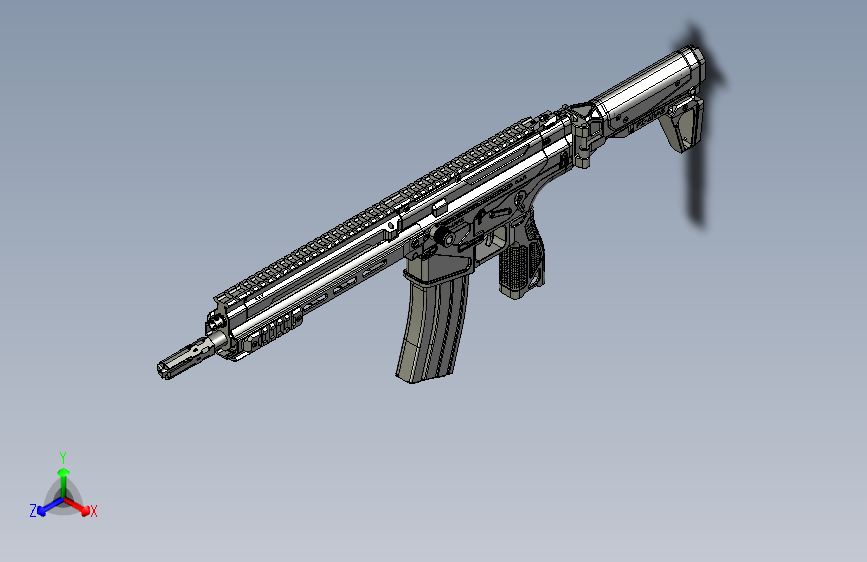 0555-FUMA OAR  V5 rifle civil