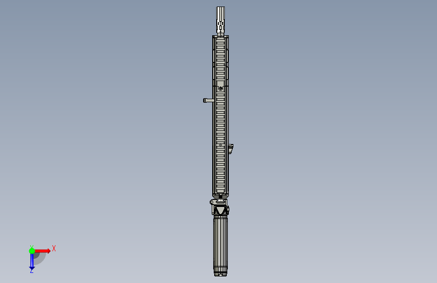 0620-RAIDER RIFLE SBR=仅限虚拟游戏设计,不可制作实物,否则后果自负 俯视图
