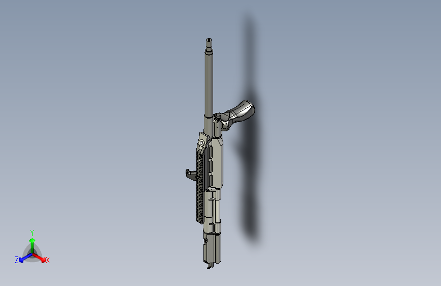 0625-Steyr AUG-Z A2 无枪托和扳机组=仅限虚拟游戏设计，不可制作实物，否则后果自负