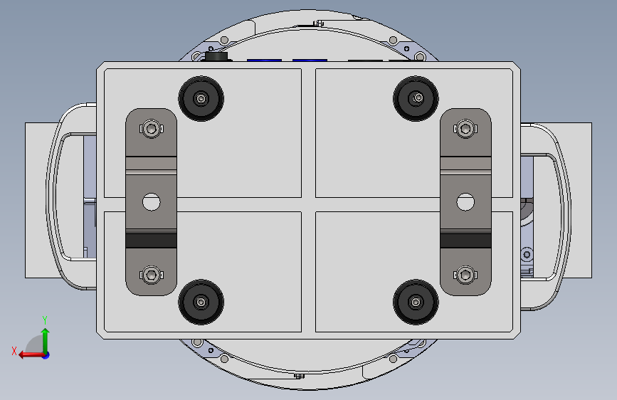 涡扇型舞台灯总装配体
