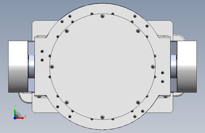 涡扇型舞台灯总装配体