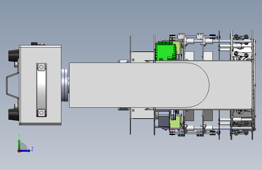 涡扇型舞台灯总装配体