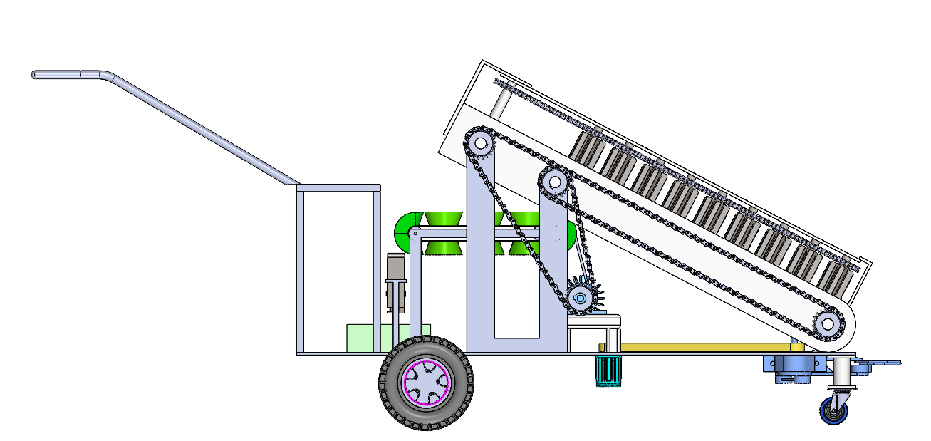 蔬菜收割打捆一体机