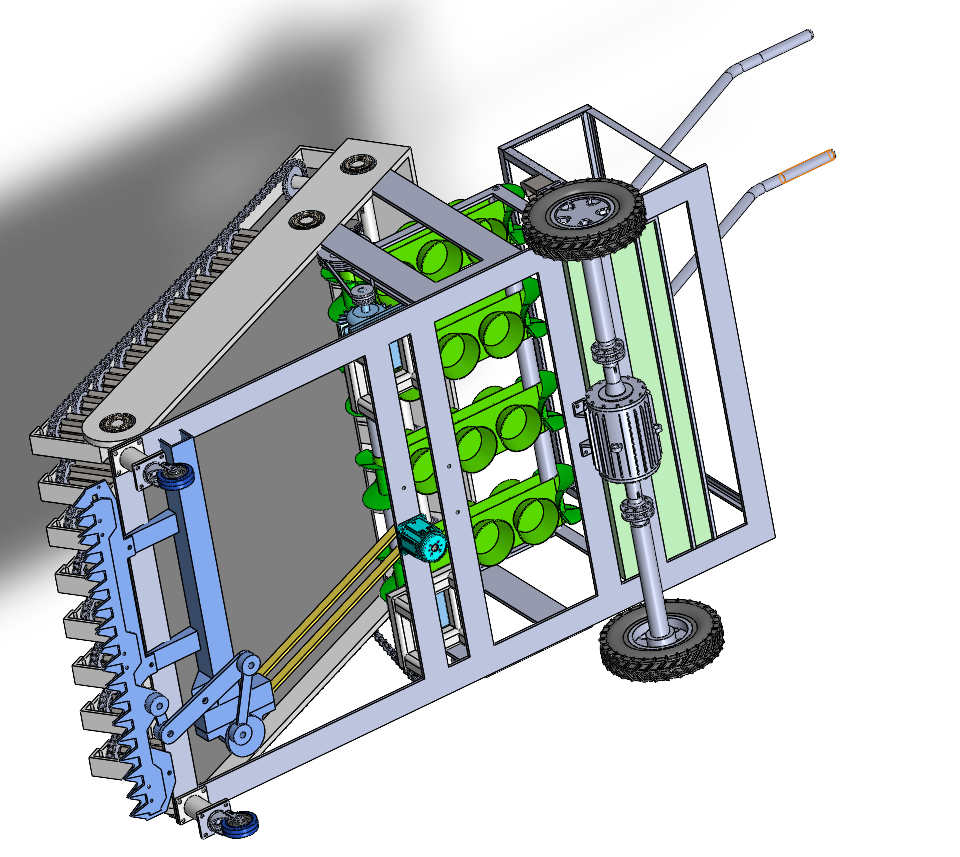 蔬菜收割打捆一体机