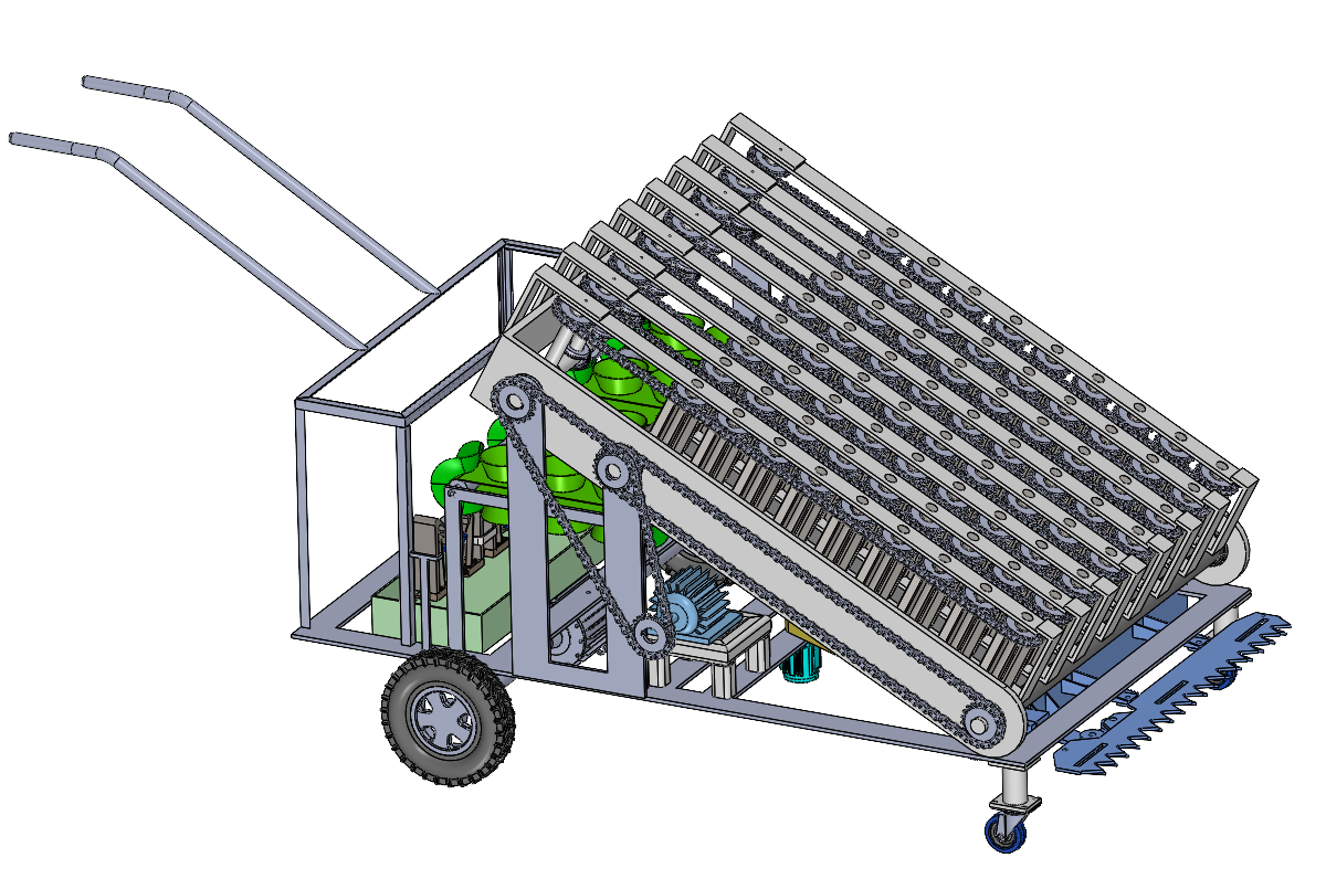 蔬菜收割打捆一体机