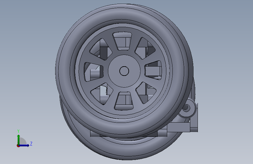 G055473-RC汽车的前悬架=车架底盘悬架悬挂