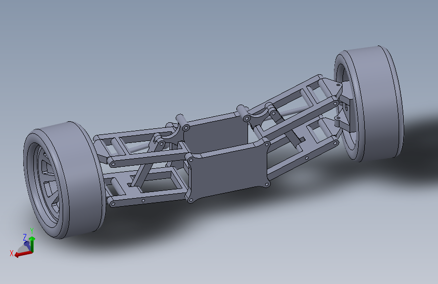 G055473-RC汽车的前悬架=车架底盘悬架悬挂