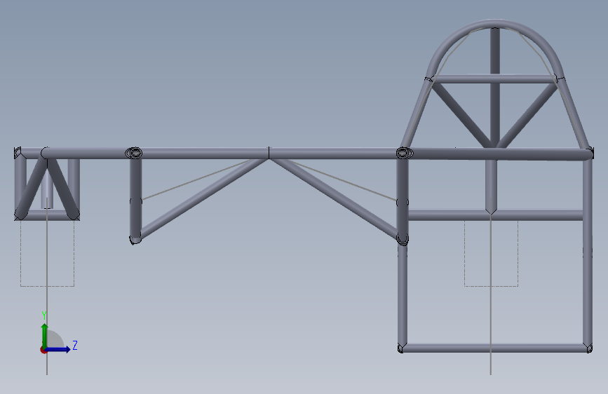 G055493-SFSU 太阳能汽车底盘 v2=车架底盘悬架悬挂
