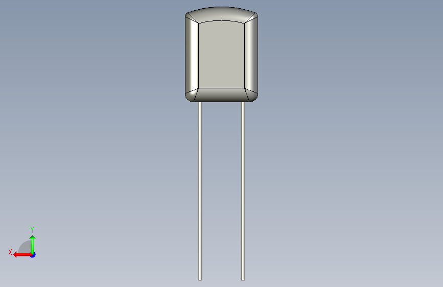 000 Polyester Film Capacitor BLANK-04 背面视图