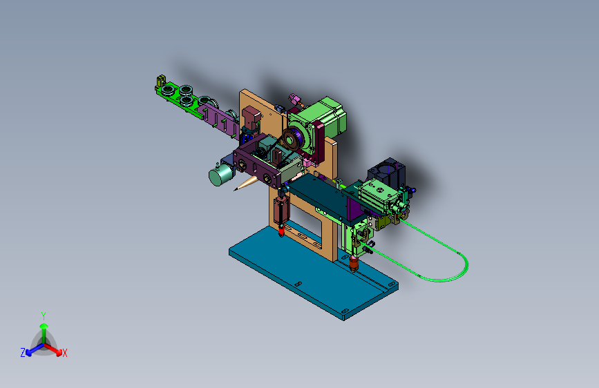 2018SOLIDWORKS0200Z 送线裁线机构