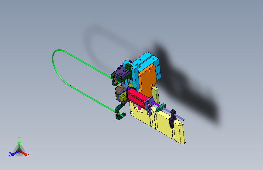 2018SOLIDWORKS0202Z 裁线模组切线部份