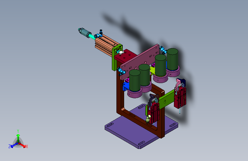 2018SOLIDWORKS0400Z 刷顺编织工位
