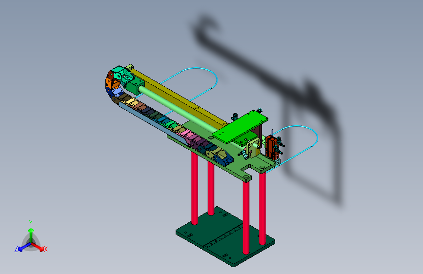 2018SOLIDWORKS0701Z 卸料前端工位