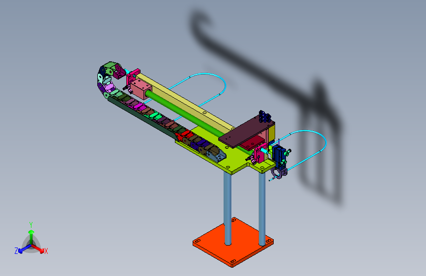 2018SOLIDWORKS0702Z 卸料中间工位