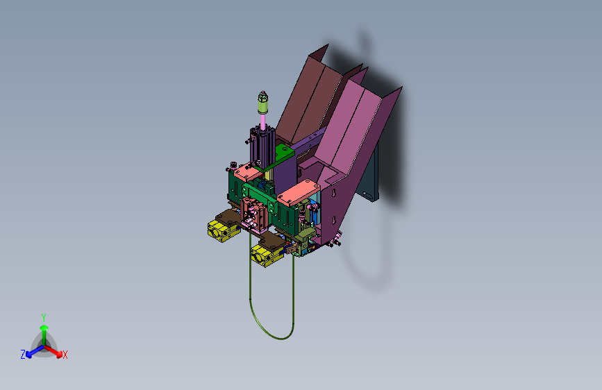 2018SOLIDWORKS0800Z 剪编织机构