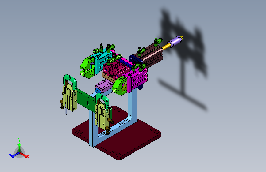 2018SOLIDWORKS0900Z 后翻编织机构