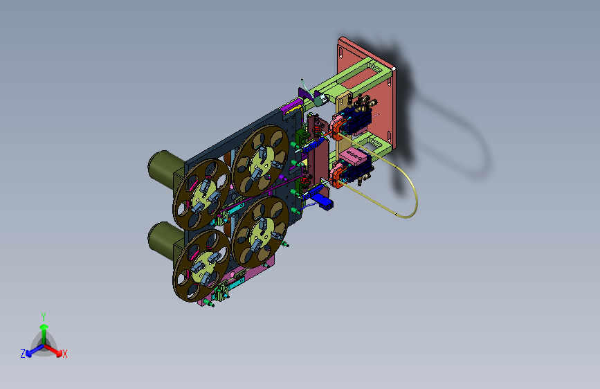 2018SOLIDWORKS1000Z 贴铜箔机构