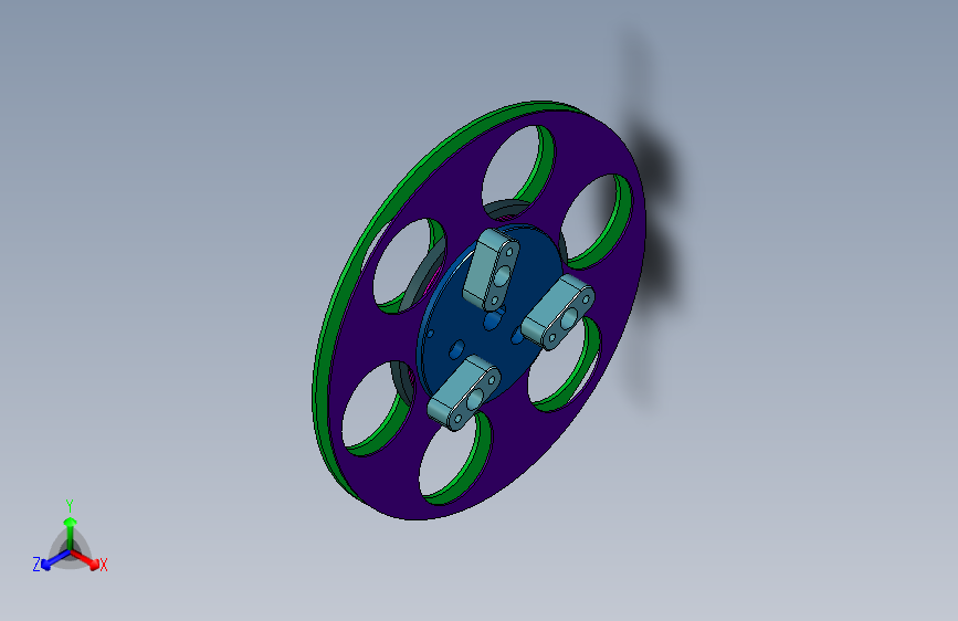 2018SOLIDWORKS1001 收料盘