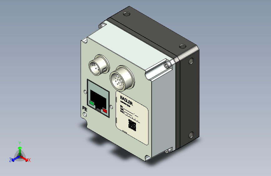 Basler racer GigE mountless v02