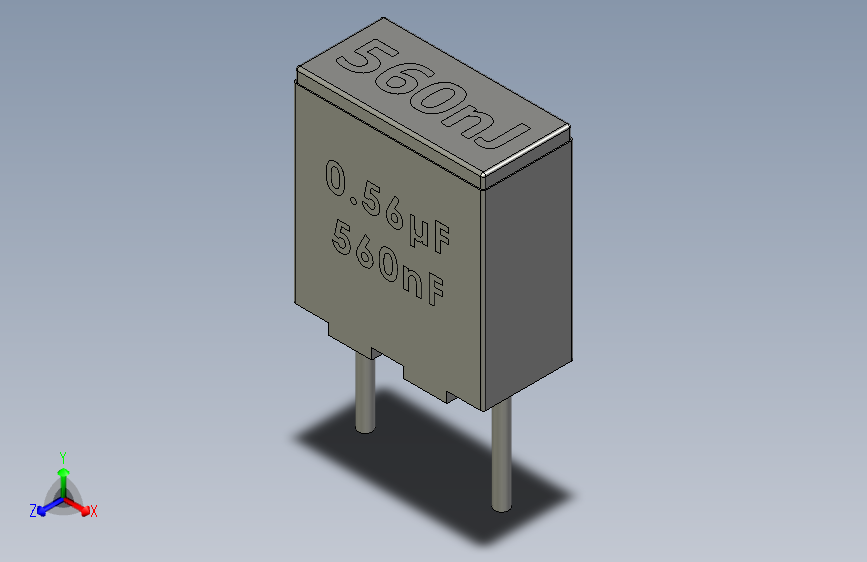 Box Film Capacitor 0.56uf 560nf