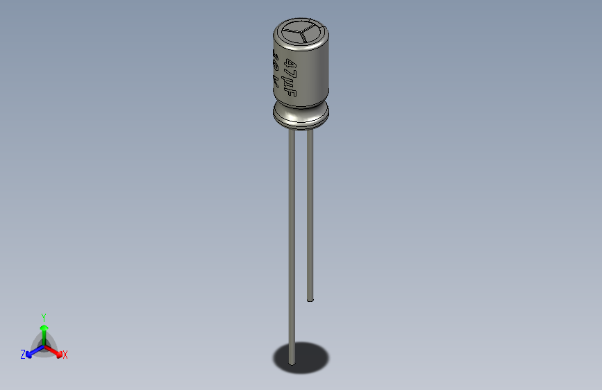 Capacitor 47uF-10V