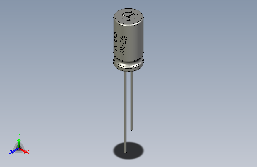 Capacitor 47uF-50V