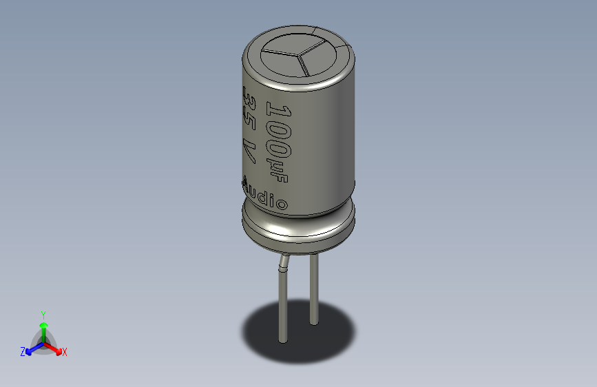 Capacitor 100uF-35V Audio